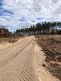 укладка подъездной дороги к терминалу.